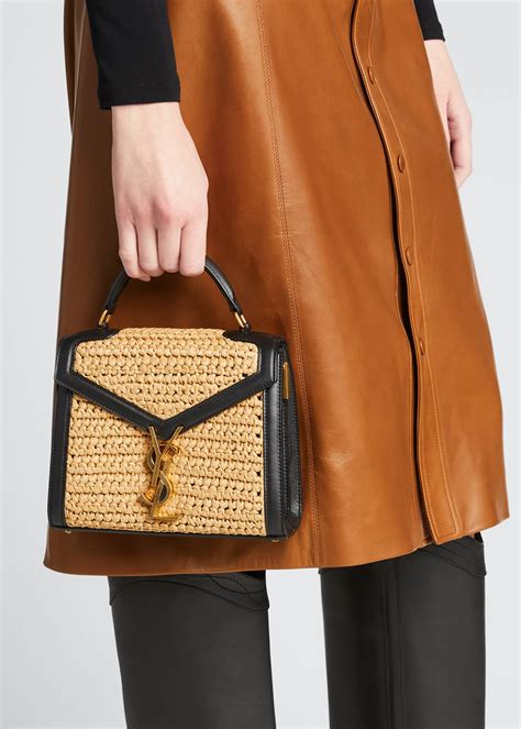 ysl top handle bag|ysl wicker bag.